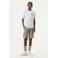 Garcia T-shirt met backprint lichtblauw