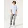 Garcia T-shirt met backprint lichtblauw