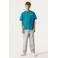 Garcia T-shirt met backprint blauw