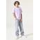 Garcia T-shirt met backprint lichtroze