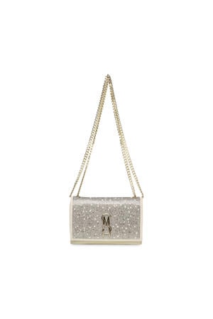 schoudertas met strass Bramonem champagne
