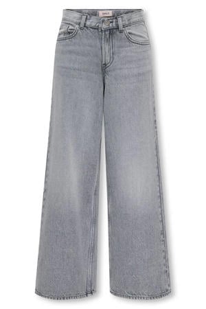high waist wide leg jeans grey denim