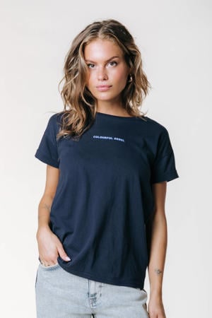 T-shirt donkerblauw