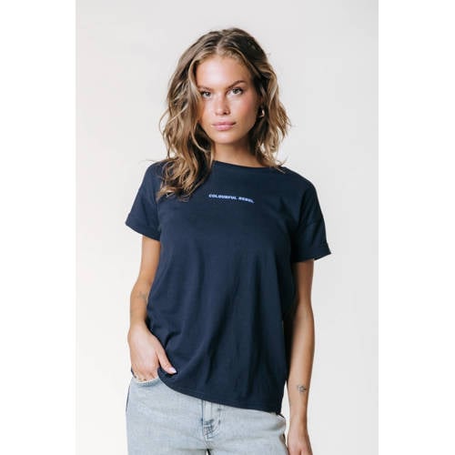 Colourful Rebel T-shirt donkerblauw afbeelding