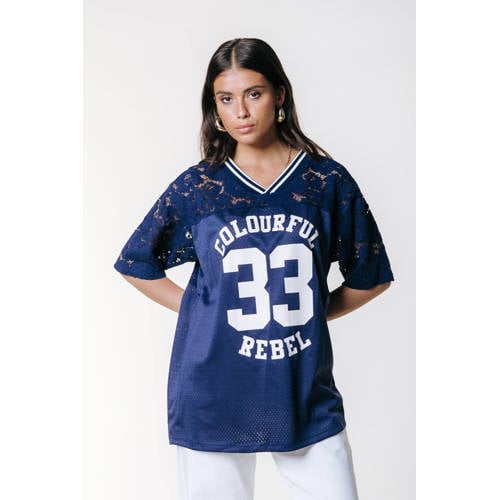 Colourful Rebel T-shirt donkerblauw afbeelding