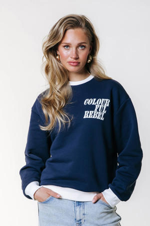 sweater donkerblauw