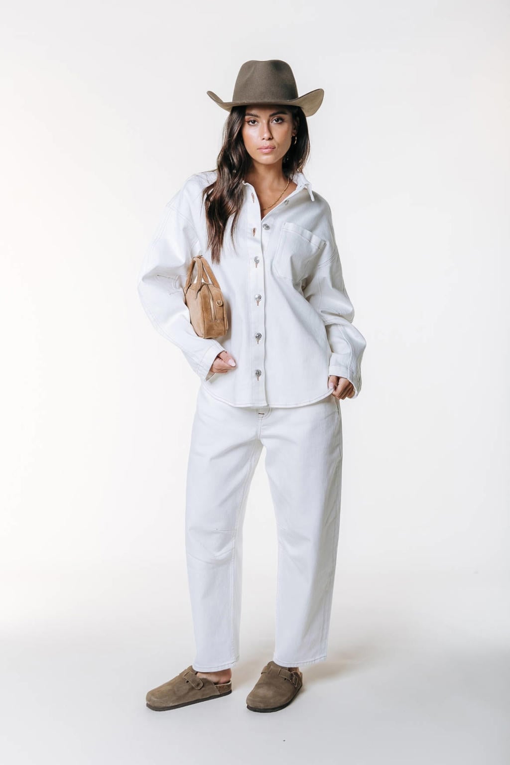 Colourful Rebel denim blouse wit