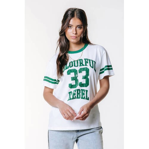 Colourful Rebel T-shirt groen afbeelding