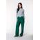 Colourful Rebel wide leg regular waist broek groen