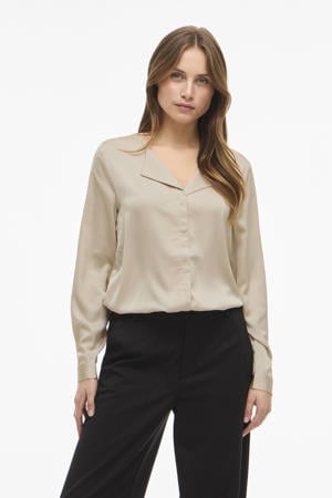 satijnen blouse