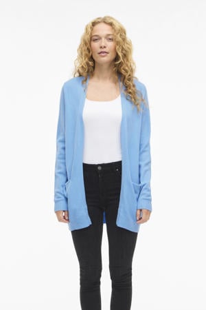 vest gebreid lichtblauw