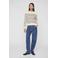 VILA high waist straight leg jeans medium blue