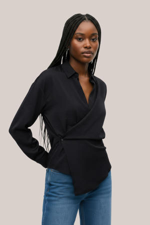 blouse zwart
