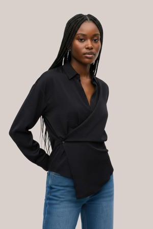 blouse zwart