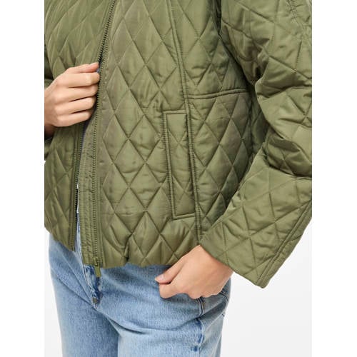 VILA jack quilted groen afbeelding
