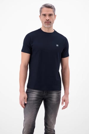 regular T-shirt donkerblauw