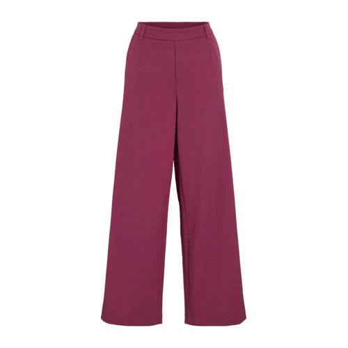 VILA wide leg high waist casual broek afbeelding