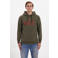 Kjelvik fleece hoodie Tebbe groen