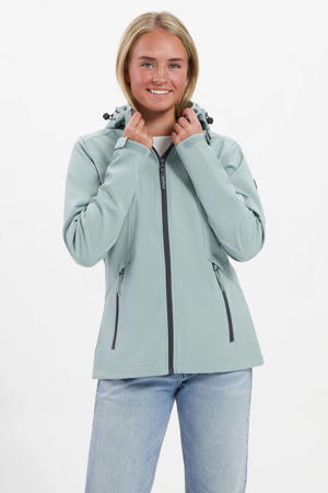 softshell jas Cleo lichtblauw