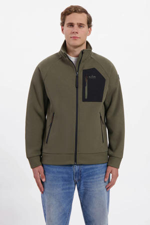 fleece vest Daley groen
