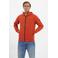 Kjelvik fleece jas Marnix koraalrood