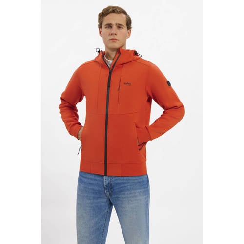 Kjelvik fleece jas Marnix koraalrood afbeelding
