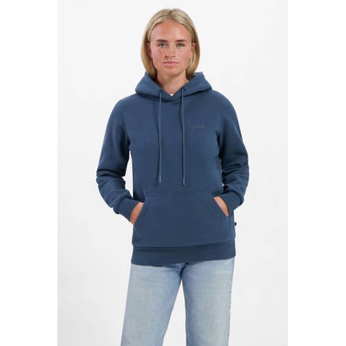 Kjelvik fleece hoodie Daphne donkerblauw afbeelding