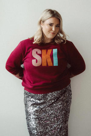 sweater donkerrood