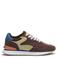 HOFF suède sneakers bruin/geel