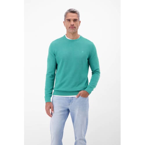 LERROS gebreide trui turquoise afbeelding