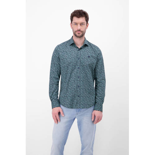 LERROS regular casual overhemd donkerblauw afbeelding
