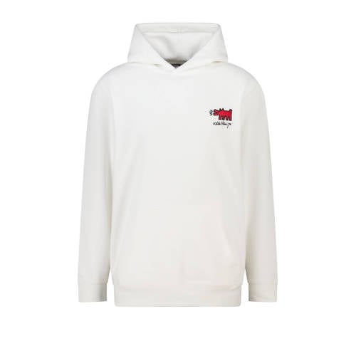 America Today hoodie met backprint wit afbeelding