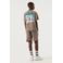 Garcia T-shirt met backprint taupe