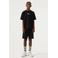 Garcia relaxed regular waist sweatshort zwart
