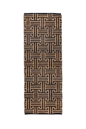 loper Meander Jute Geometrische (230x80 cm)