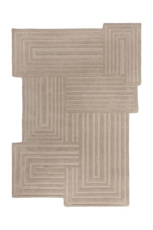 vloerkleed wol Zen Geometrisch (290x200 cm)