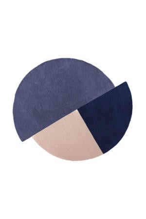 Vloerkleed Mia Segment Cirkel Wol