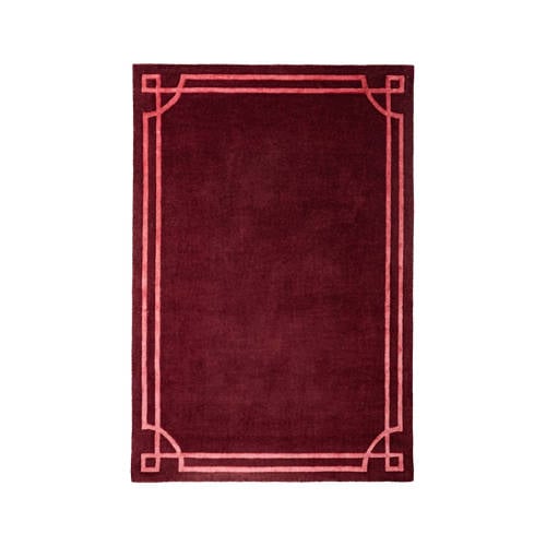 Flair Rugs Vloerkleed Gatsby Deco Rand Wol afbeelding