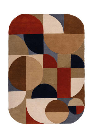 vloerkleed wol Mia Ovaal Abstract (230x160 cm)