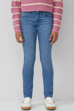 relaxed low waist regular fit jeans medium blue denim