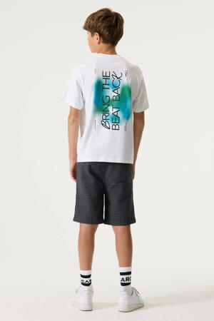 T-shirt met backprint wit