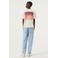 Garcia T-shirt met backprint ecru