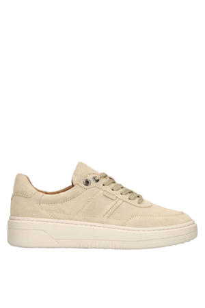 suède sneakers beige