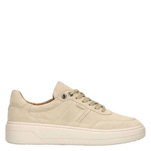 Manfield suède sneakers beige afbeelding