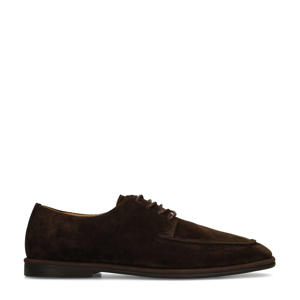 suède veterschoenen bruin
