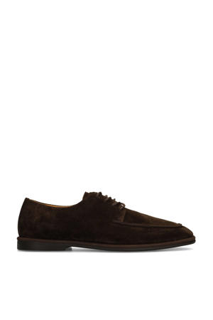 suède veterschoenen bruin