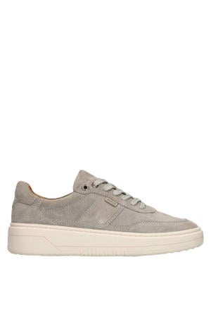 suède sneakers grijs