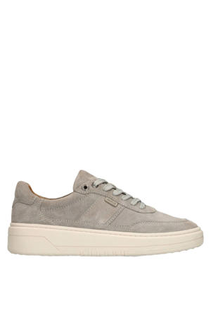 suède sneakers grijs