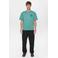 Anerkjendt regular T-shirt met backprint petrol