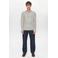 Anerkjendt gestreepte sweater met textuur ecru